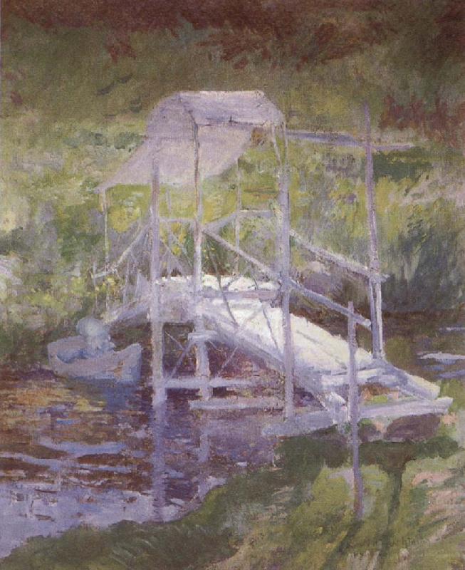 John Henry Twachtman The White Bridge